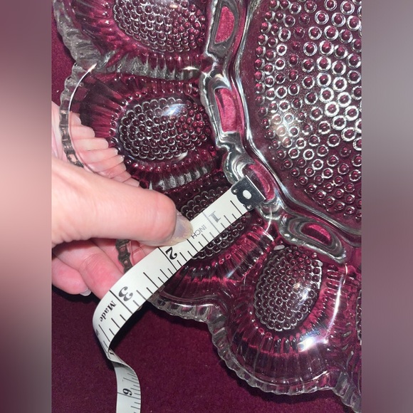 Vintage Cut Glass Egg Tray - Picture 7 of 8